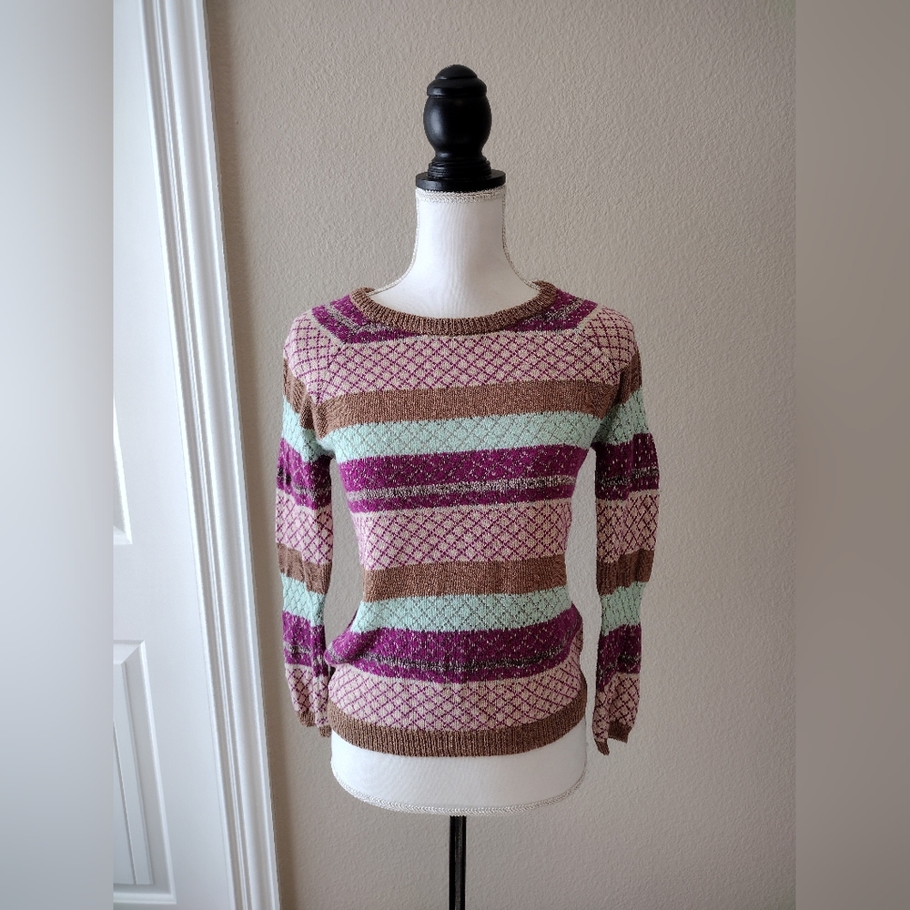 Giuliana Lelia Anthropologie Multi-Color Women's Sweater Size XS